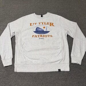 UT Tyler Patriots Sweatshirt Gray Crewneck Adult Small University Texas